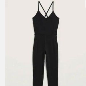 Old Navy Black Strappy Jumpsuit